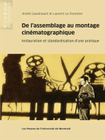 DE L' ASSEMBLAGE AU MONTAGE CINEMATOGRAPHIQUE