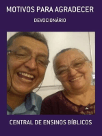 MOTIVOS PARA AGRADECER: DEVOCIONÁRIO
