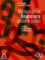 Matemática financiera paso a paso: formulación para hojas de cálculo y calculadora científica