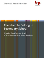 The Need to Belong in Secondary School: A Social Work Science Study of Austrian and Australian Students