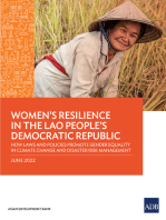 Women’s Resilience in the Lao People’s Democratic Republic: How Laws and Policies Promote Gender Equality in Climate Change and Disaster Risk Management