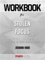Workbook on Stolen Focus: Why You Can't Pay Attention--and How to Think Deeply Again by Johann Hari (Fun Facts & Trivia Tidbits)