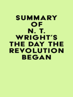 Summary of N. T. Wright's The Day the Revolution Began