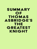 Summary of Thomas Asbridge's The Greatest Knight