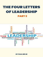 The Four Letters of Leadership - Part 2: The Four Letters of Leadership