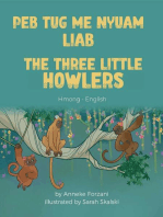 The Three Little Howlers (Hmong-English)