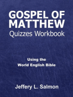 Gospel of Matthew Quizzes Workbook: Using the World English Bible