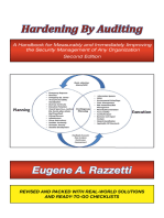 Hardening by Auditing: A Handbook for Measurably and Immediately Iimrpving the Security Management of Any Organization