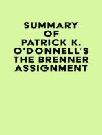 Summary of Patrick K. O'Donnell's The Brenner Assignment