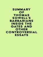 Summary of Thomas Sowell's Barbarians inside the Gates and Other Controversial Essays
