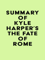 Summary of Kyle Harper's The Fate of Rome