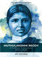 Muthulakshmi Reddy: A Trailblazer in Surgery and Women’s Rights