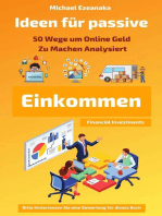 Ideen Für Passive Einkommen: Financial Investments