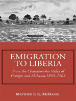 Emigration to Liberia: From the Chattahoochee Valley of Georgia and Alabama, 1853-1903