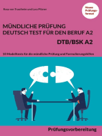 Mündliche Prüfung Deutsch-Test für den Beruf A2 - DTB/BSK A2