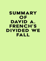 Summary of David A. French's Divided We Fall