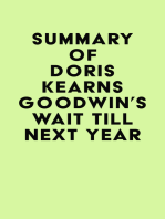 Summary of Doris Kearns Goodwin's Wait Till Next Year