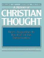 A History of Christian Thought Volume II: From Augustine to the Eve of the Reformation