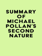 Summary of Michael Pollan's Second Nature