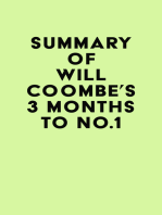 Summary of Will Coombe's 3 Months to No.1