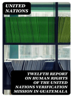 Twelfth Report on Human Rights of the United Nations Verification Mission in Guatemala