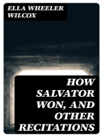 How Salvator Won, and Other Recitations