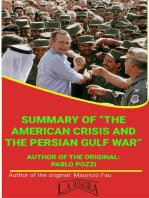 Summary Of "The American Crisis And The Persian Gulf War" By Pablo Pozzi: UNIVERSITY SUMMARIES
