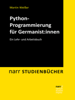 Python-Programmierung für Germanist:innen: Ein Lehr- und Arbeitsbuch