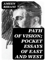 Path of Vision; pocket essays of East and West