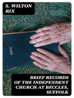Brief Records of the Independent Church at Beccles, Suffolk