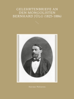 Gelehrtenbriefe an den Mongolisten Bernhard Jülg (1825-1886)