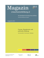 Corona, Demokratie und politische Bildung: Ansatzpunkte, Deutungen, Zugänge