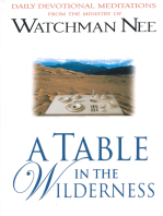 A Table in the Wilderness