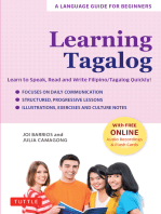 Learning Tagalog: Learn to Speak, Read and Write Filipino/Tagalog Quickly! (Free Online Audio & Flash Cards)