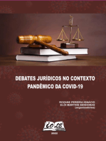 Debates Jurídicos No Contexto Pandêmico Da Covid-19