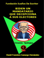 Biden un mandatario que decepciona a sus electores