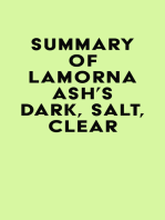 Summary of Lamorna Ash's Dark, Salt, Clear