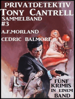 Privatdetektiv Tony Cantrell Sammelband #3 - Fünf Krimis in einem Band