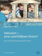 Inklusion – eine unerfüllbare Vision?: Eine kritische Bestandsaufnahme