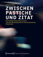 Zwischen Pastiche und Zitat: Die Urheberrechtsreform 2021 und ihre Konsequenzen für die künstlerische Kreativität