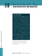 Zeitschrift für interkulturelle Germanistik: 13. Jahrgang, 2022, Heft 1