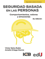 Seguridad basada en las personas.: Comportamientos, valores y emociones. 3ª. edición
