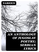 An Anthology of Jugoslav Poetry; Serbian Lyrics