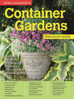 Container Gardens: Specialist Guide: Planting in containers and designing, improving and maintaining container gardens