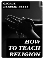 How to Teach Religion: Principles and Methods