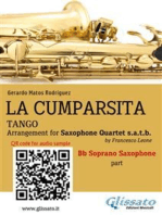 Soprano Saxophone part "La Cumparsita" tango for Sax Quartet