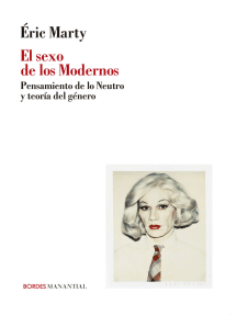 El sexo de los Modernos de Éric Marty y Horacio Pons (Libro ...