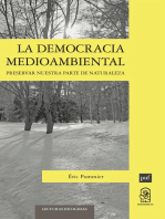 La democracia medioambiental: Preservar nuestra parte de naturaleza