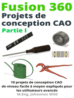 Fusion 360 | Projets de conception CAO Partie I: 10 projets de conception CAO de niveau facile à moyen.