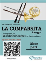 Oboe part "La Cumparsita" tango for Woodwind Quintet
